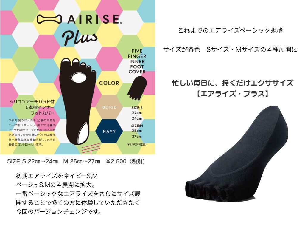 Airise Plus(エアライズ プラス)の説明
